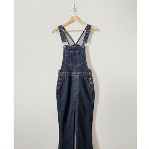 Madewell Dark Wash Flare Denim Overalls 2